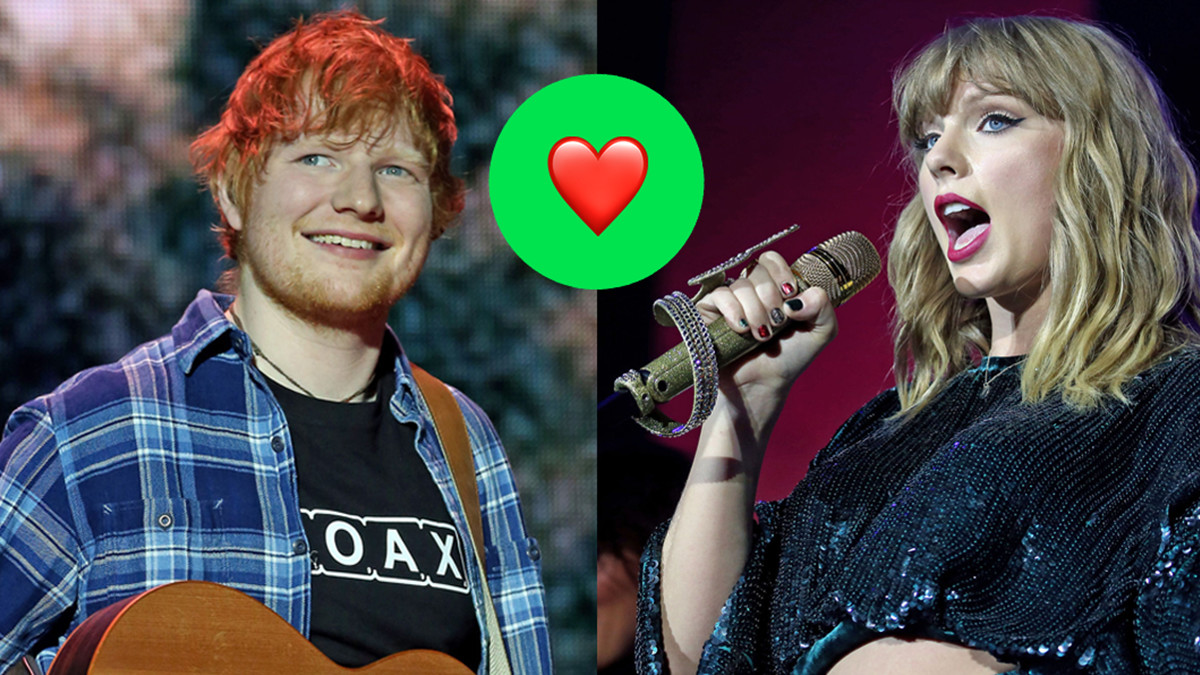 Article header Ed Sheeran en Taylor Swift