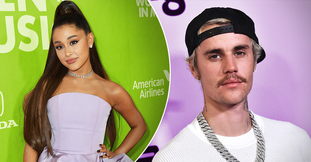Justin Bieber en Ariana Grande.