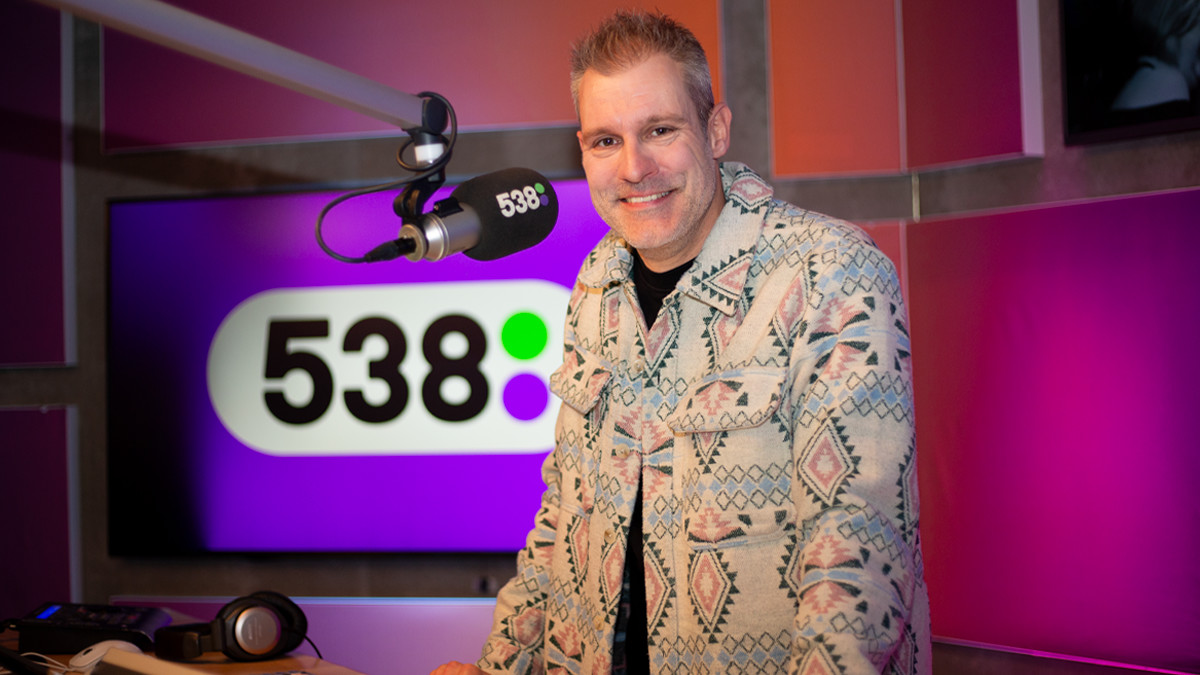 Radio-dj Martijn La Grouw is vanaf januari te horen op Radio 538