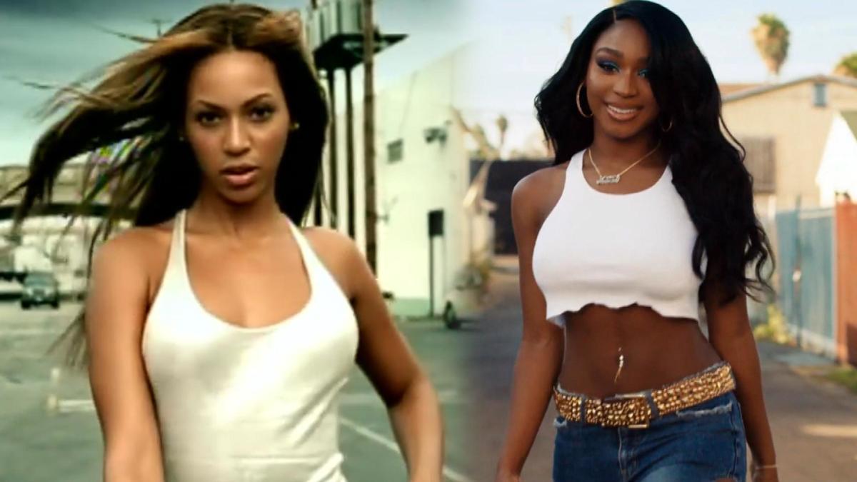 Ex-Fifth Harmony-lid Normani brengt ode aan videoclips van onder andere Beyoncé.