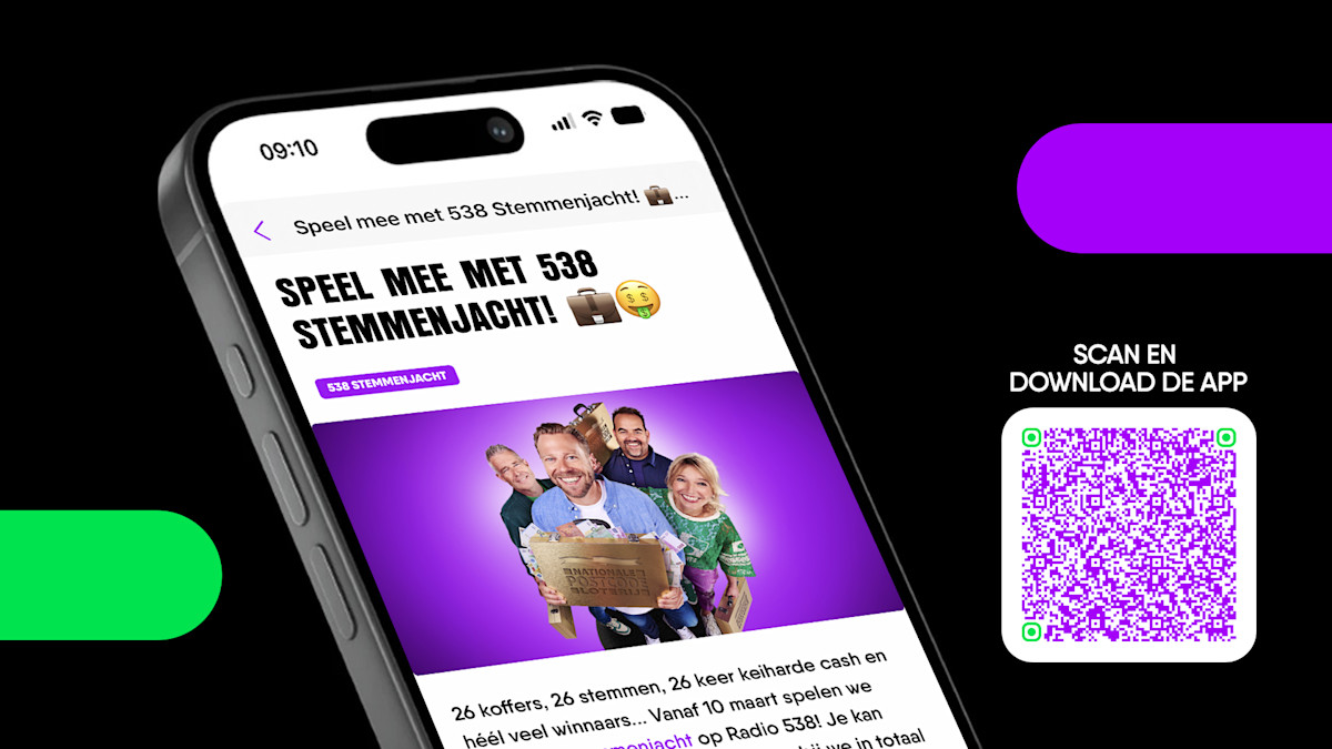 Check de genoemde namen van 538 Stemmenjacht in de app
