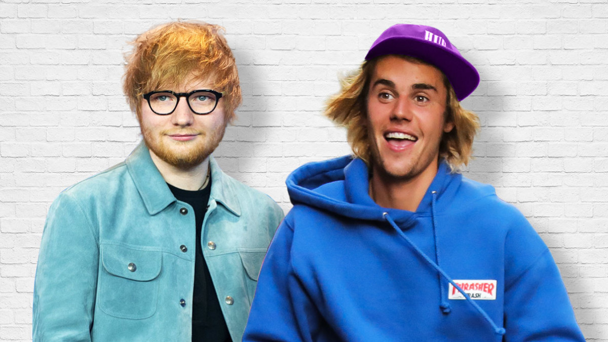 Ed Sheeran en Justin Bieber ANP