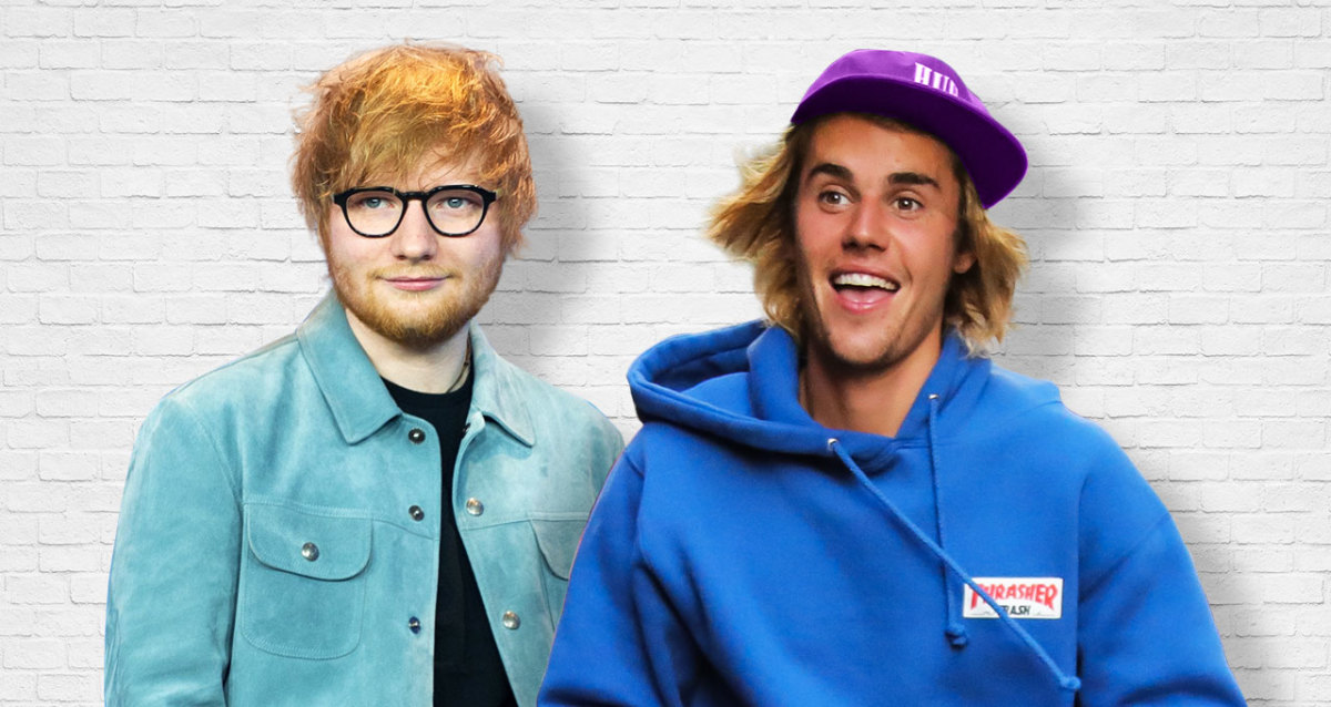 Ed Sheeran en Justin Bieber ANP